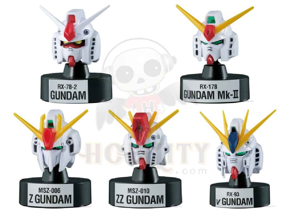 Gunpla D Prize Gundam Head F-1 5 4 MG1/100 Ichiban Kuji MSZ-010ZZ 40 Anniversary