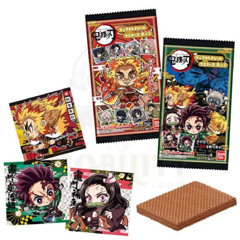 Demon Slayer: Kimetsu no Yaiba Deforme Sticker Wafer Vol.3 (20 Pack/BOX ...